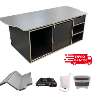 MUEBLE CAMA Quality Camper para Volkswagen Multivan y California sin mueble lateral