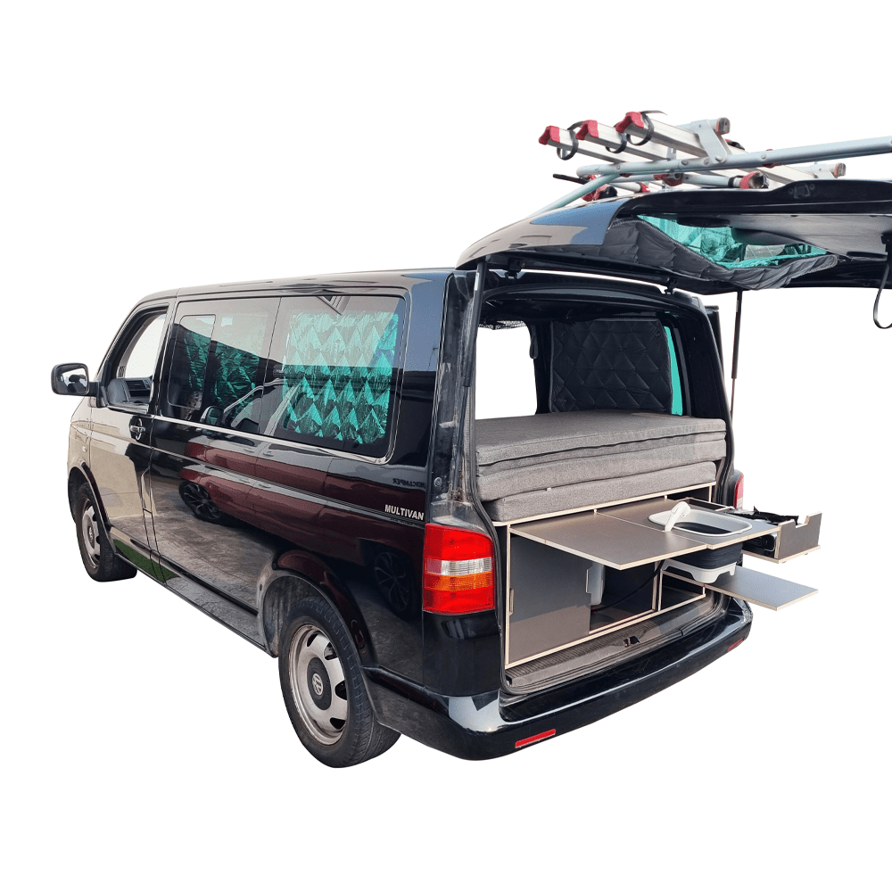 MUEBLE CAMA Quality Camper para Volkswagen Multivan y California sin mueble lateral - Imagen 7