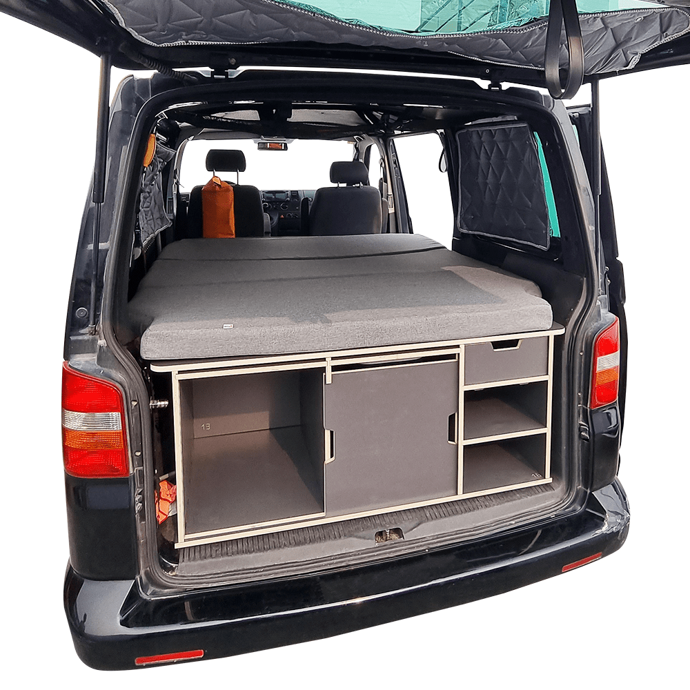 MUEBLE CAMA Quality Camper para Volkswagen Multivan y California sin mueble lateral - Imagen 5
