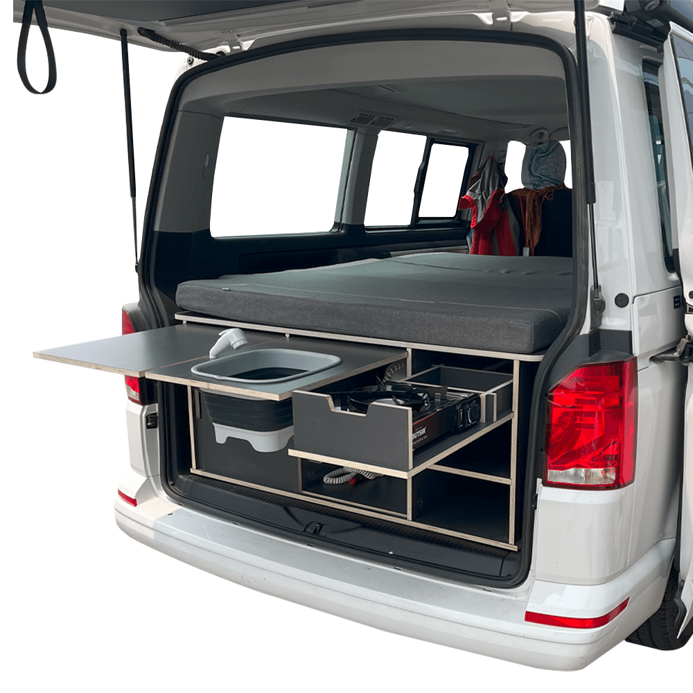 MUEBLE CAMA Quality Camper para Volkswagen Multivan y California sin mueble lateral - Imagen 4