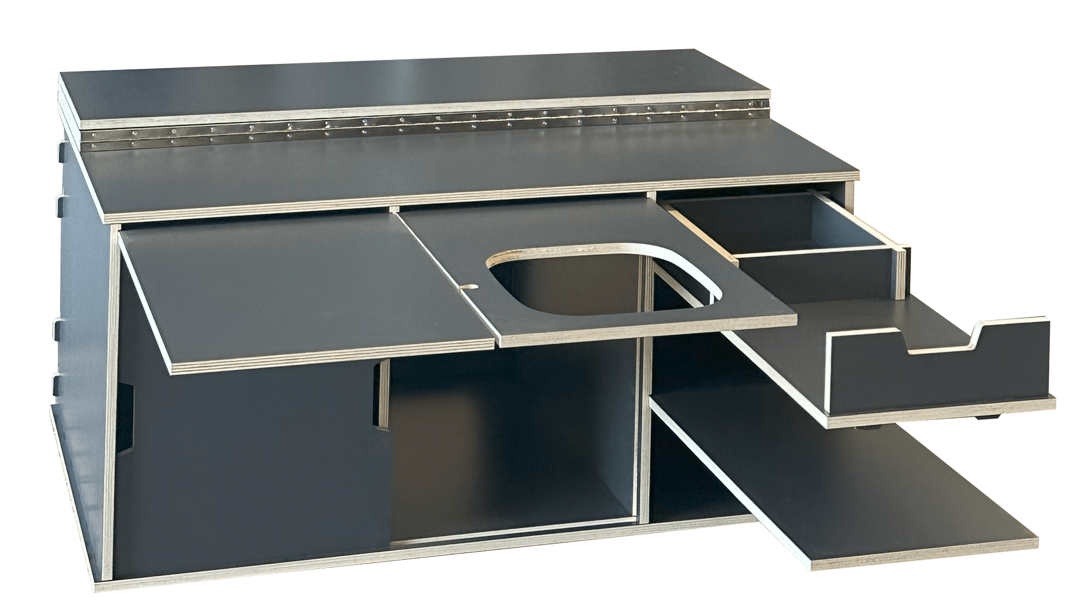 MUEBLE CAMA Quality Camper para Peugeot Rifter, Citroën Berlingo, Toyota Proace City y Opel Combo. - Imagen 4