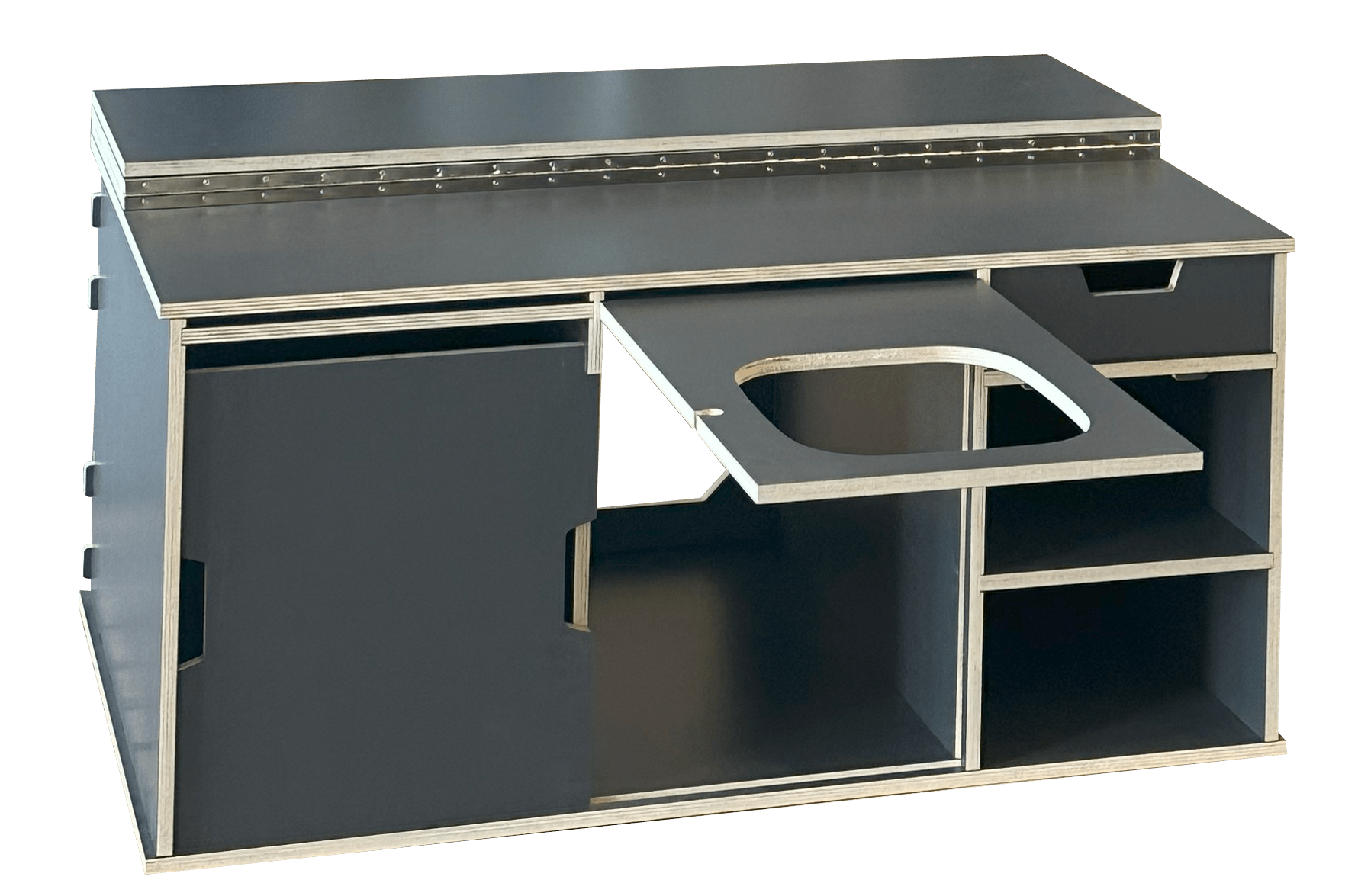 MUEBLE CAMA Quality Camper para Peugeot Rifter, Citroën Berlingo, Toyota Proace City y Opel Combo. - Imagen 2