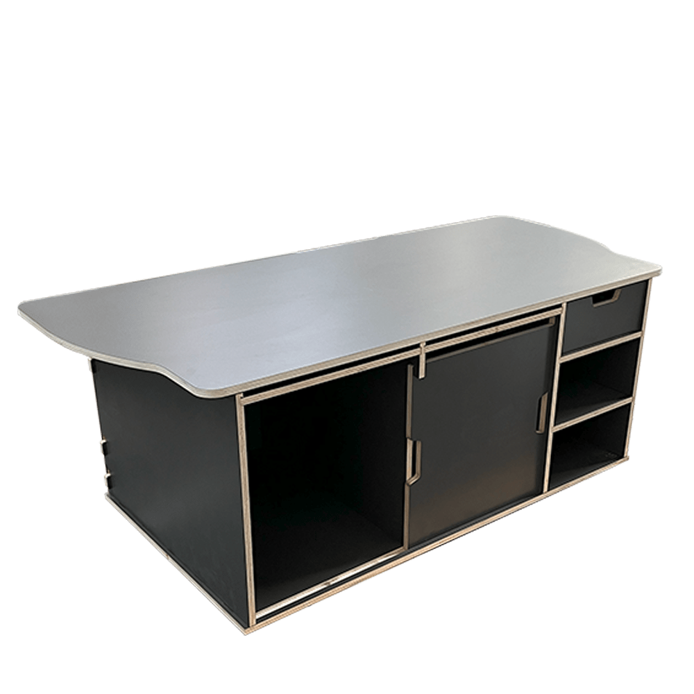 MUEBLE CAMA Quality Camper para Volkswagen Multivan y California sin mueble lateral - Imagen 2