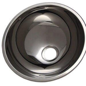 CAN Fregadero de encastre redondo acero inoxidable Ø 26cm