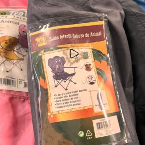"Sillón Infantil Cabeza de Animal" con diseño de elefante.